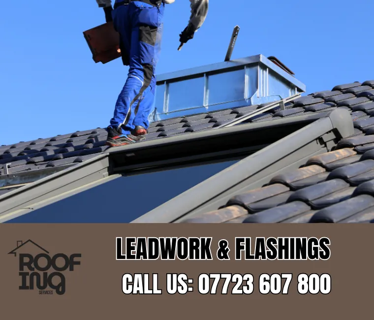 Lead roofing and flashing work in Bude