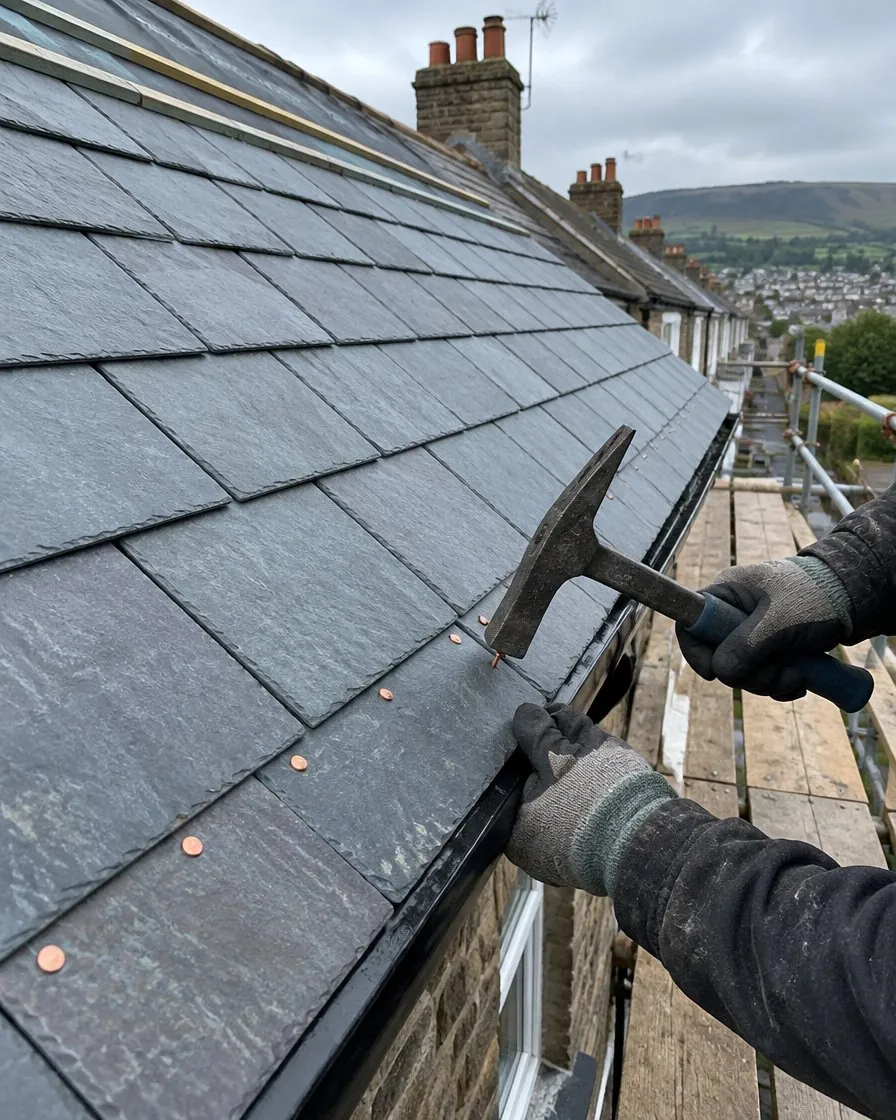 Slate roofing in Bude